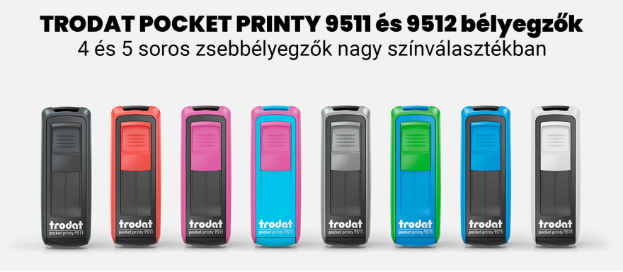 Trodat Pocket Printy bélyegzők