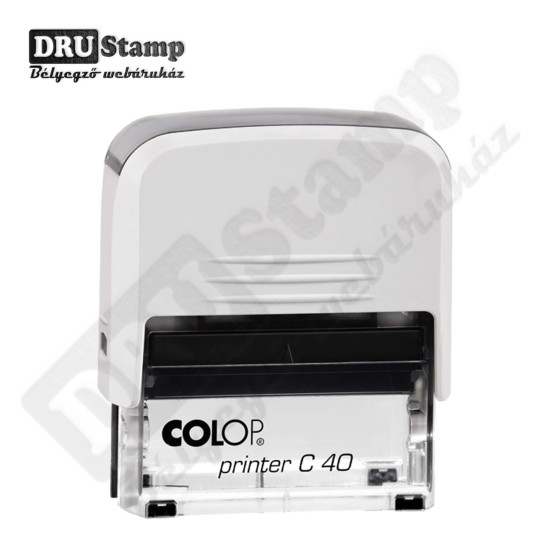 COLOP Printer C40 bélyegző friss színekben, egyedi lenyomattal (max 23x59 mm) COLOP Printer C40 bélyegző friss színekben, egyedi lenyomattal (max 23x59 mm)