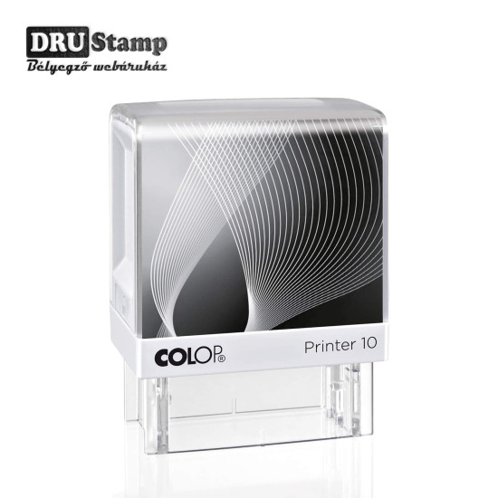 COLOP Printer IQ 10 bélyegző FEKETE kerettel és egyedi lenyomattal (max 10x27 mm) COLOP Printer IQ 10 bélyegző FEKETE kerettel és egyedi lenyomattal (max 10x27 mm)