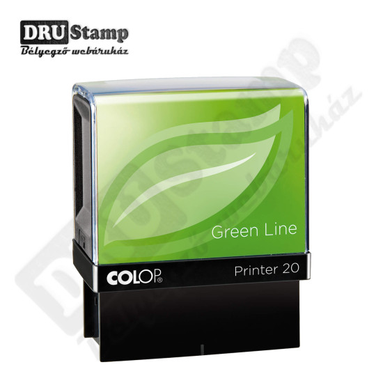 COLOP Printer IQ 20 Green Line bélyegző egyedi lenyomattal (max 14x38 mm)