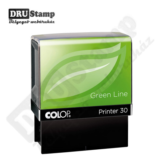 COLOP Printer IQ 30 Green Line bélyegző egyedi lenyomattal (max 18x47 mm)