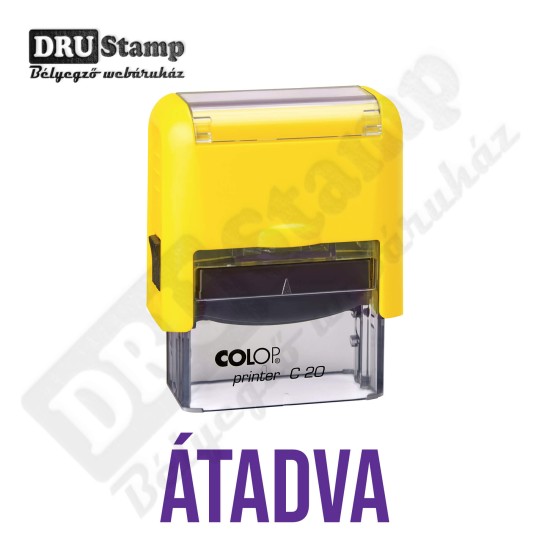 ÁTADVA bélyegző