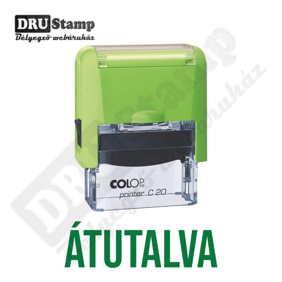 ÁTUTALVA bélyegző