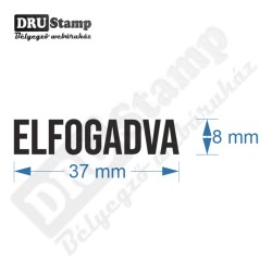 ELFOGADVA bélyegző