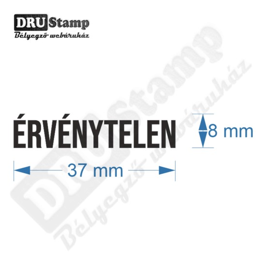 ÉRVÉNYTELEN bélyegző