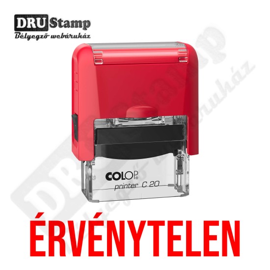 ÉRVÉNYTELEN bélyegző