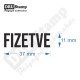 FIZETVE bélyegző