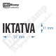 IKTATVA bélyegző