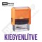 KIEGYENLÍTVE bélyegző