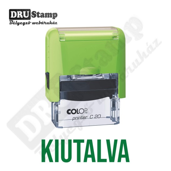 KIUTALVA bélyegző