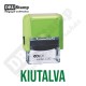 KIUTALVA bélyegző