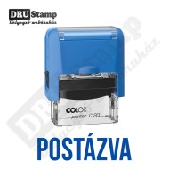 POSTÁZVA feliratú bélyegző