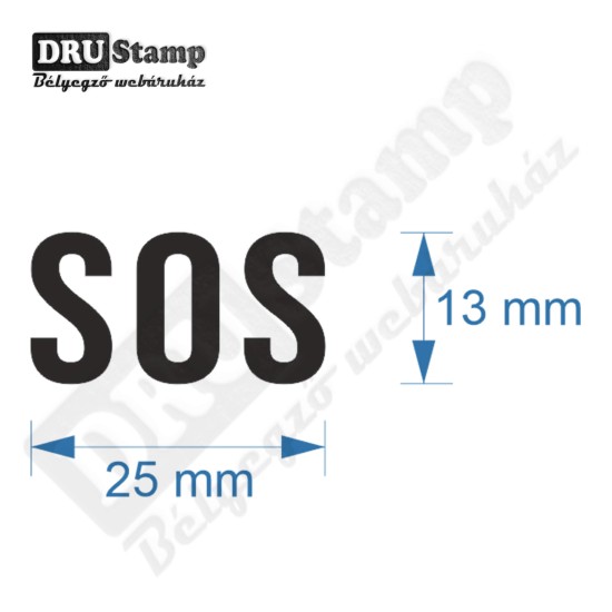 SOS bélyegző