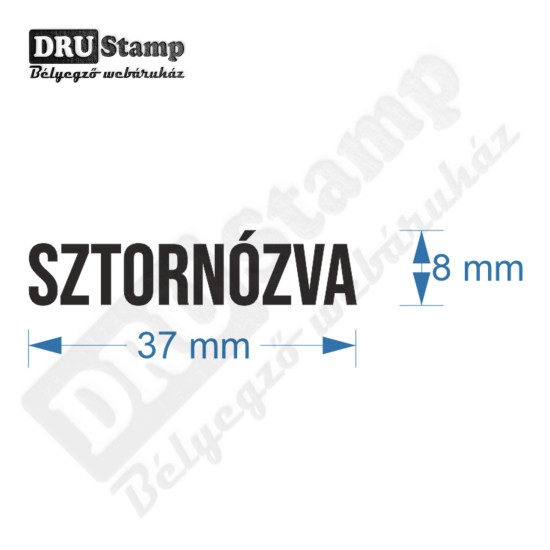 SZTORNÓZVA bélyegző