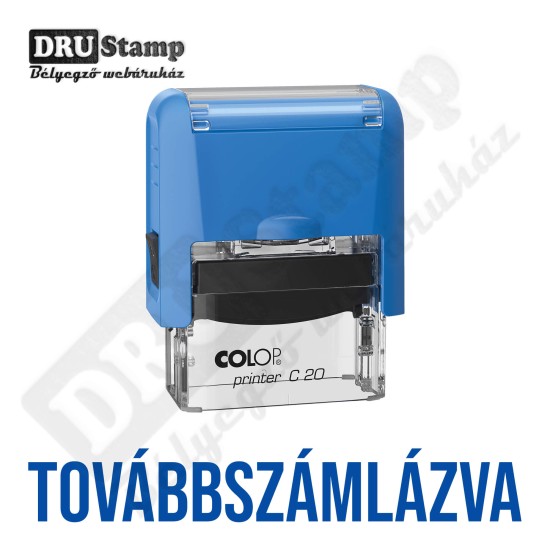 TOVÁBBSZÁMLÁZVA bélyegző TOVÁBBSZÁMLÁZVA bélyegző