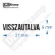 VISSZAUTALVA bélyegző VISSZAUTALVA bélyegző