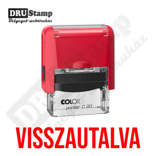 VISSZAUTALVA bélyegző VISSZAUTALVA bélyegző