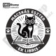 EX LIBRIS bélyegző - Cicás V02 (Ø40mm)