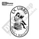EX LIBRIS bélyegző - Könyvmoly V05b (30x50mm)