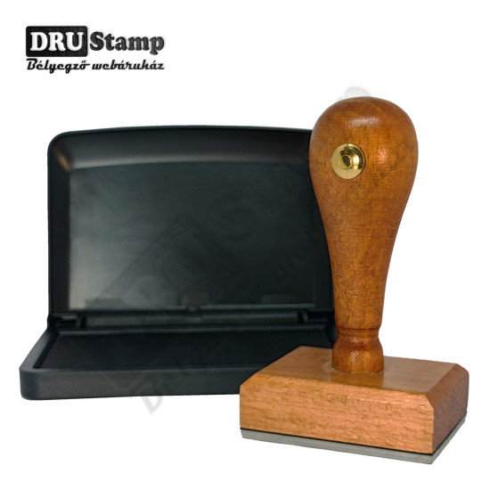 EX LIBRIS bélyegző - Lovas V01 (40x50mm)