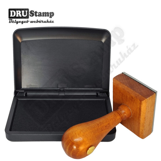 EX LIBRIS bélyegző - Lovas V01 (40x50mm)