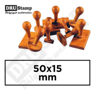 Fabélyegző 50 x 15 mm-es négyszög alakú lenyomattal