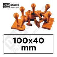 Fabélyegző 100 x 40 mm-es négyszög alakú lenyomattal