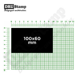Fabélyegző 100 x 60 mm-es négyszög alakú lenyomattal