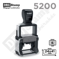 Trodat Professional 4.0 5200 fémbélyegző egyedi lenyomattal (max 24x41 mm)