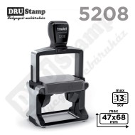Trodat Professional 4.0 5208 fémvázas bélyegző egyedi lenyomattal (max 47x68 mm)