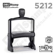 Trodat Professional 3.0 5212 fémvázas bélyegző egyedi lenyomattal (max 70x116 mm)