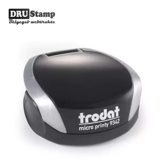 Trodat Micro Printy 9342 zsebbélyegző egyedi lenyomattal (Ø42 mm kör)