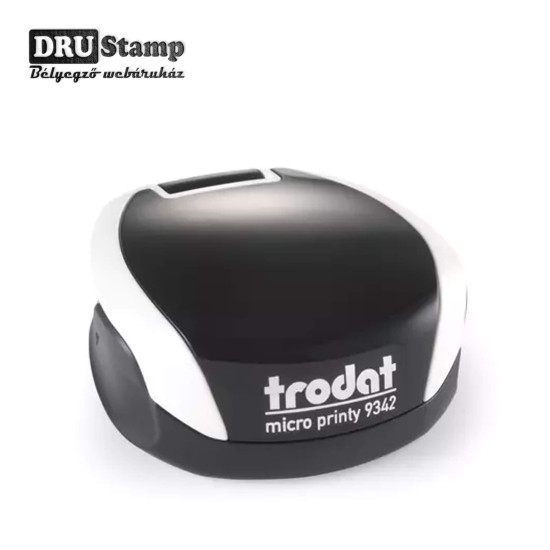 Trodat Micro Printy 9342 zsebbélyegző egyedi lenyomattal (Ø42 mm kör)