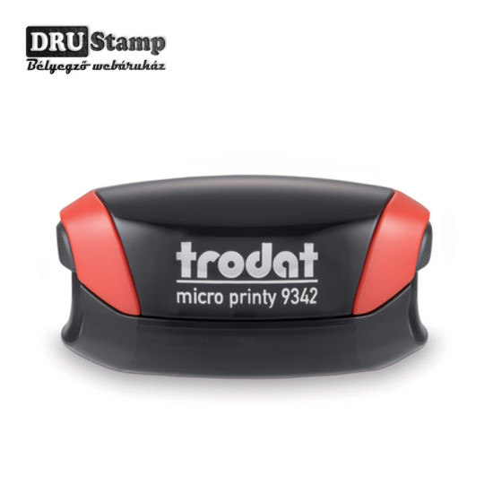 Trodat Micro Printy 9342 zsebbélyegző egyedi lenyomattal (Ø42 mm kör)
