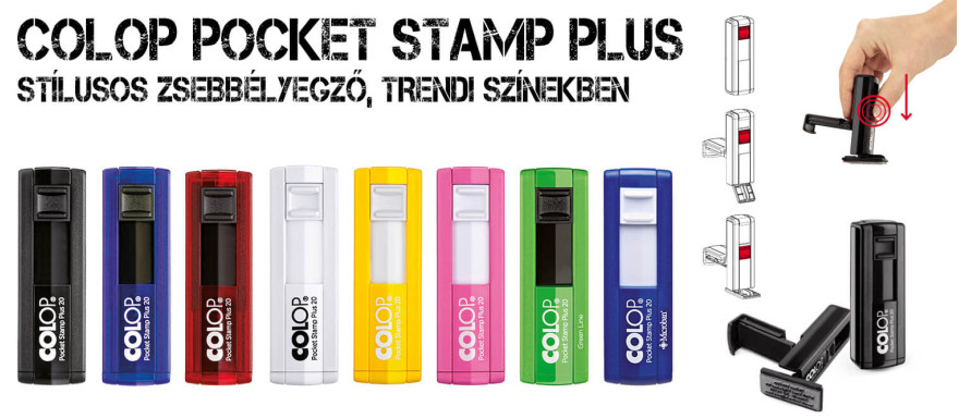 Colop Pocket Stamp Plus bélyegzők