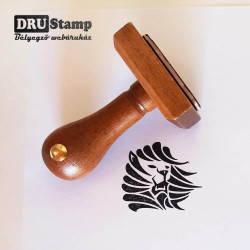 Oroszlán fabélyegző