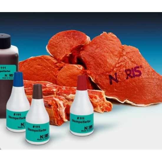 Noris N 111 bélyegzőfesték hús bélyegzésére - kék 50ml