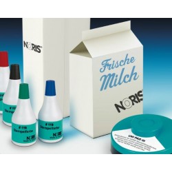 Noris N 119 bélyegzőfesték élelmiszer csomagolások bélyegzésére - fekete 50ml