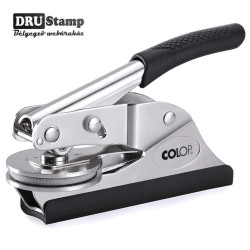 COLOP kézi dombornyomó - Ø41 mm kör átmérőjű (lenyomattal)