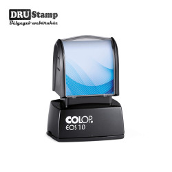 COLOP EOS 10 bélyegző egyedi lenyomattal (12x27 mm)
