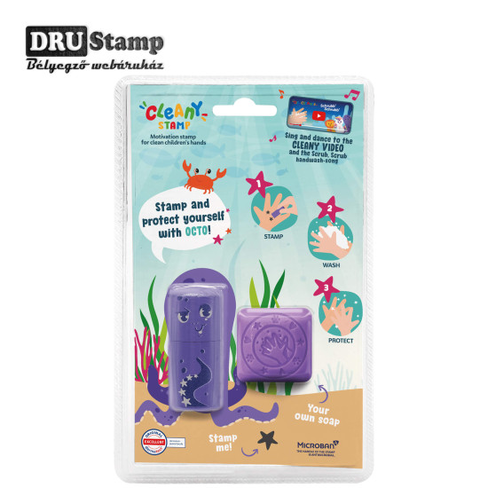 COLOP Cleany Hand bélyegző - Polip COLOP Cleany Hand bélyegző - Polip
