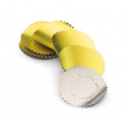 Öntapadó etikett dombornyomókhoz 250 db/tekercs