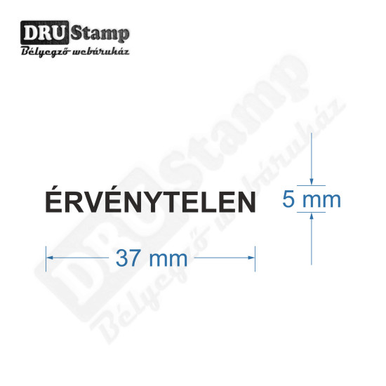 ÉRVÉNYTELEN bélyegző ÉRVÉNYTELEN bélyegző