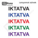 IKTATVA bélyegző IKTATVA bélyegző