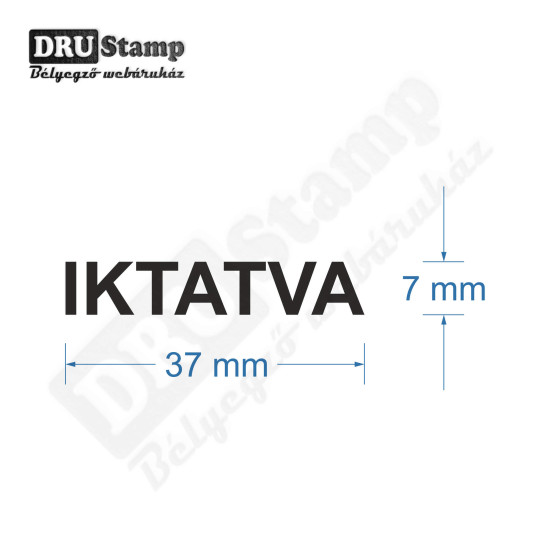 IKTATVA bélyegző IKTATVA bélyegző