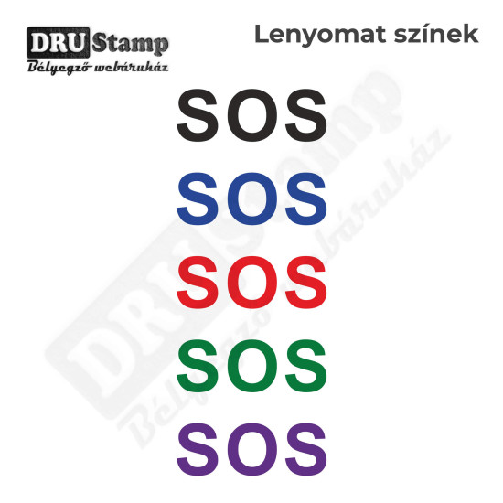 SOS bélyegző