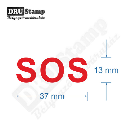 SOS bélyegző