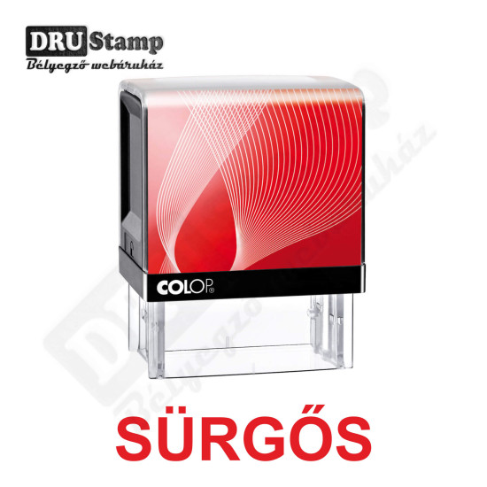 SÜRGŐS bélyegző