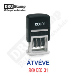 ÁTVÉVE dátum bélyegző
