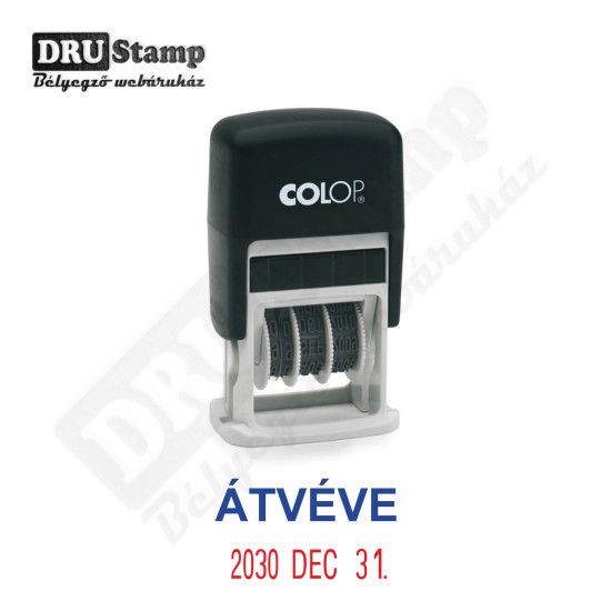 ÁTVÉVE dátum bélyegző